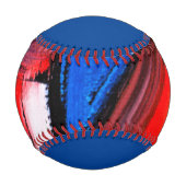 カラフルパーソナライズされた球 野球ボール (裏面)