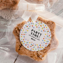 カラフルパーソナライズされた誕生日の招待