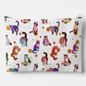 カラフルパーソナライズされた アクセサリーポーチ (裏面)