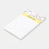 カラフルパーソナライズされた ポストイット (アングル)