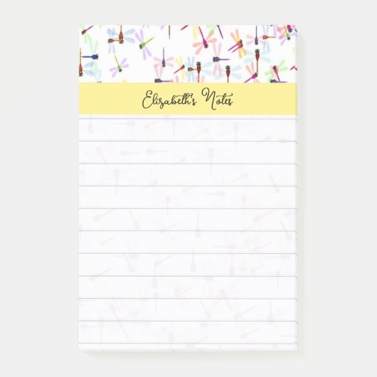 カラフルパーソナライズされた ポストイット (正面)