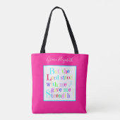 カラフルパーソナライズされた、聖なる書物、 経典詩 トートバッグ (裏面)