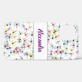 カラフルパーソナライズされた Case-Mate iPhoneケース (裏面 (横))