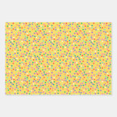 カラフルパーティーお祝い型包み紙 ラッピングペーパーシート (正面3)