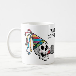 カラフルパーティースカル コーヒーマグカップ