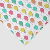 カラフルパーティーバルーンのパターン 薄葉紙 (詳細)