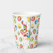 カラフルパーティーパイレーツスカル紙カップ 紙コップ (右)