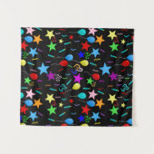 カラフルパーティー風船 タペストリー (正面(横))