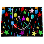 カラフルパーティー風船 ラージペーパーバッグ (正面)