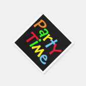 カラフルパーティー スタンダードカクテルナプキン (角)