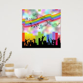 カラフルパーティー ポスター (キッチン)