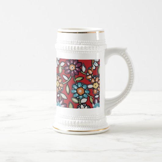 カラフルヒッパーシュタイン ビールジョッキ (右)