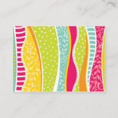 カラフルビジファンキーネス・カード： 名刺 (裏面)