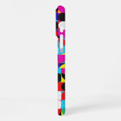 カラフルビットコ鮮やかイン(HD) iPhoneケース (左側面)