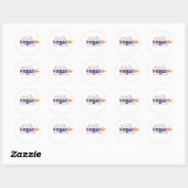 カラフルビーガン ラウンドシール (シート)