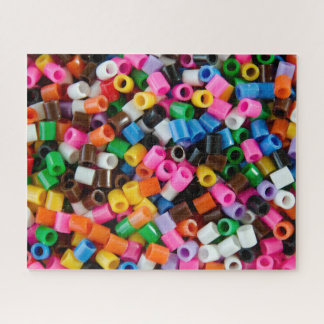 カラフルビーズの背景 ジグソーパズル
