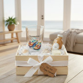 カラフルビーチサンダル水の色のカスタマイズ タンブラーグラス