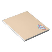 カラフルビーチサンダル3 Notepad ノートパッド (アングル)