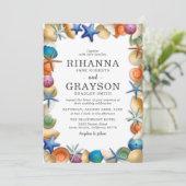 カラフルビーチシーシ結婚ェル 招待状 (スタンド正面)