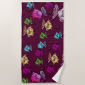 カラフルビーチタオル ビーチタオル (正面)