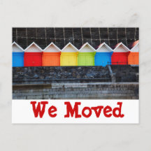 カラフルビーチハウス新しいアドレスカードを移動