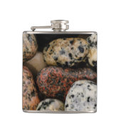 カラフルビーチ石 フラスク (正面)