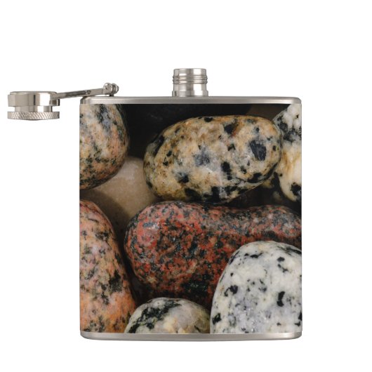 カラフルビーチ石 フラスク (オープン)