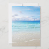 カラフルビーチ結婚式招待状 招待状 (裏面)