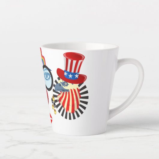 カラフルピエロ カフェラテマグ (右)