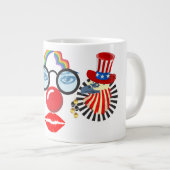 カラフルピエロ ジャンボコーヒーマグカップ (正面右)