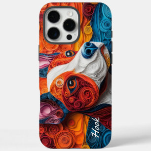 カラフルピットブルテリアポートレート iPhone 16 PRO MAXケース
