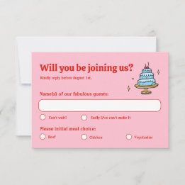 カラフルピンクの手ファンキー引き書の結婚値 出欠カード