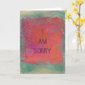 カラフルピンクオ絵画レンジカスタマイズアート カード (黄色い花)