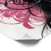 カラフルピンクシュガースカルno p6光沢ポスター ポスター (コーナー)