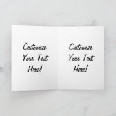 カラフルピンク、黄、青のフラクタル カード (内部)