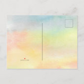 カラフルファミリーツリーファミリー懇親会 インビテーションポストカード (裏面)