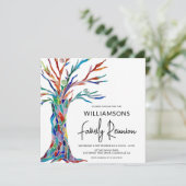 カラフルファミリーツリーファミリー懇親会 招待状 (スタンド正面)