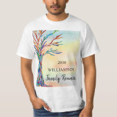 カラフルファミリーツリーファミリー懇親会 Tシャツ (正面)