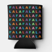 カラフルファンキーおもしろいFA LA LAホリデーシーズン 缶クーラー (裏面)