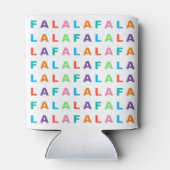 カラフルファンキーおもしろいFA LA LAホリデーシーズン 缶クーラー (裏面)