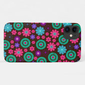 カラフルファンキーサイケデリック花柄 Case-Mate iPhoneケース (裏面(横))