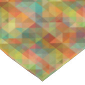 カラフルファンキーモダンレトロモザイク模様 テーブルクロス (アングル)