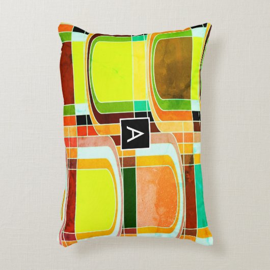 カラフルファンキーレトロインスパイア アクセントクッション (正面(垂直))
