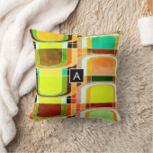 カラフルファンキーレトロインスパイア クッション (ブランケット)