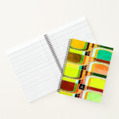カラフルファンキーレトロインスパイア ノートブック (内部)