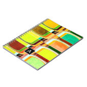 カラフルファンキーレトロインスパイア ノートブック (左側)