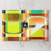 カラフルファンキーレトロインスパイア ペーパーパッド (折り畳み)