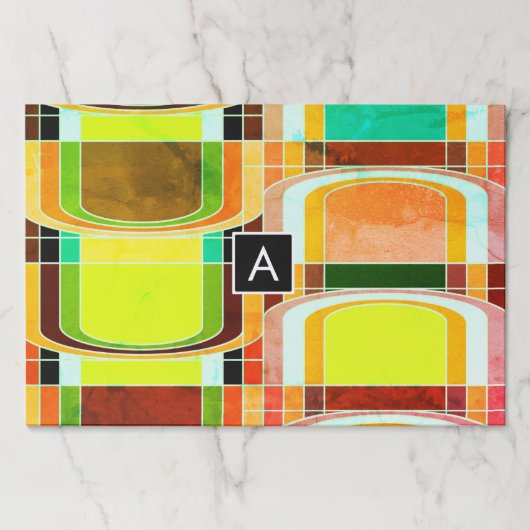 カラフルファンキーレトロインスパイア ペーパーパッド (正面)