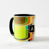 カラフルファンキーレトロインスパイア マグカップ (正面左)