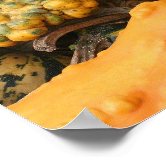 カラフルファンシーグルズクローズアップ鏡抽象芸術 ポスター (角)